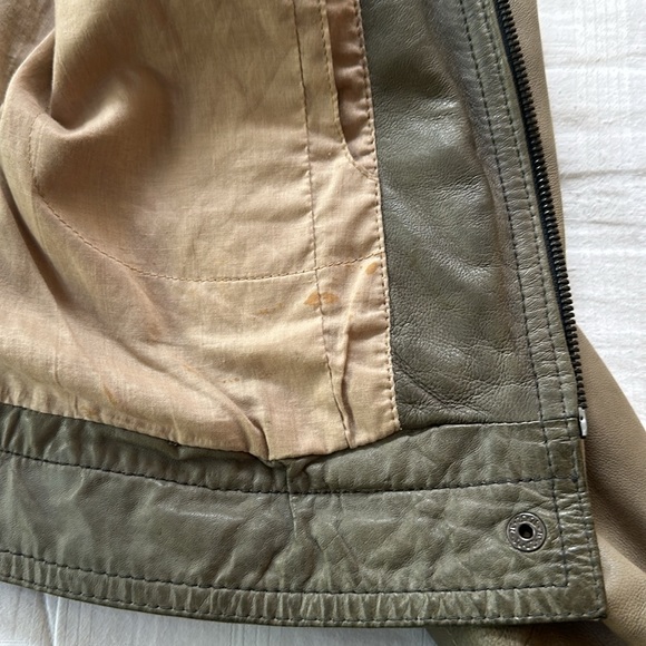 Andrew Marc Women Leather Moto Jacket - Picture 7 of 7